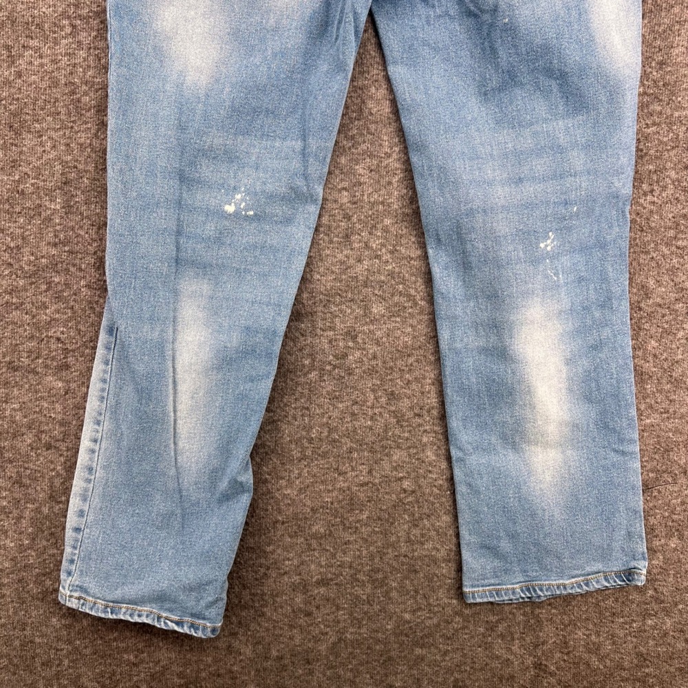 EST. 1946 Denim Womens Low Rise Straight Leg Distressed Boho Fringe Jeans Size 8 - Picture 11 of 15